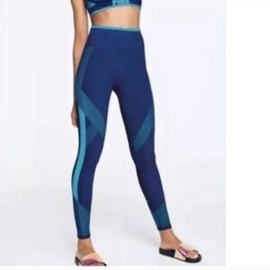 Victoria’s Secret PINK Cool & Comfy Legging blue teal contour slim booty snatch